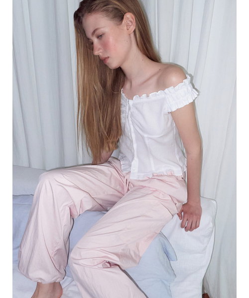 ETMON（エトモン）の「Pocket Rivet Pants, Pink（その他パンツ・レディース・その他・F）」の5枚目の写真