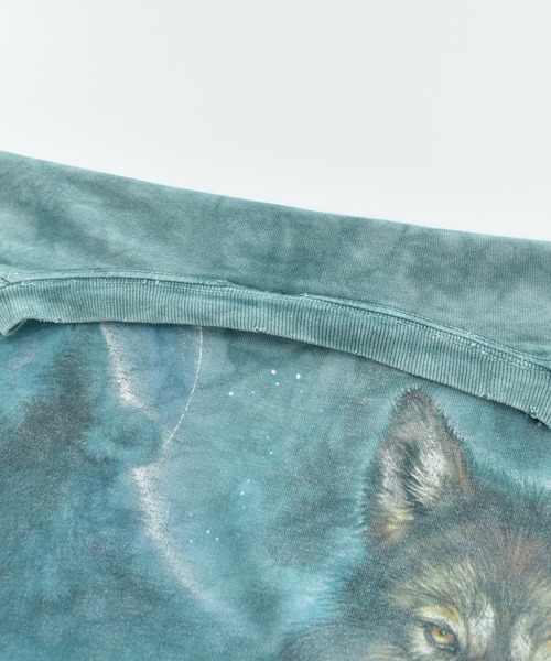 LIQUID BLUE(リキッドブルー)の「【USED】Y2K LIQUID BLUE “Wolf” タイダイ アニマルTシャツ(Tシャツ/カットソー・メンズ・ブルー・LARGE)」の7枚目の写真