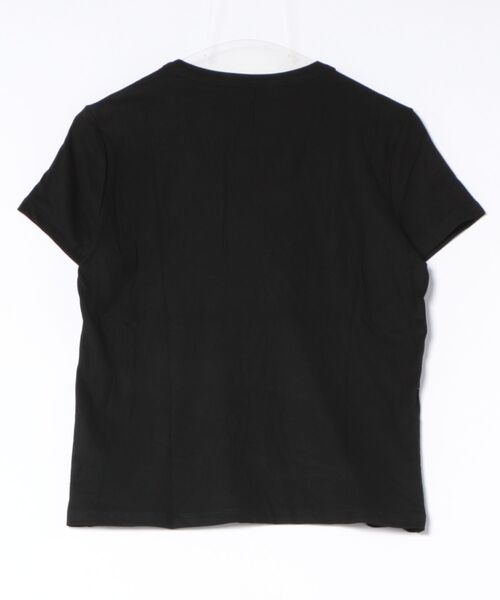 N.s(エヌドットエス)の「ベーシック Uネック コンパクトTシャツ(Tシャツ/カットソー・レディース・ブラック/チャコールグレー/ホワイト・FREE)」の6枚目の写真