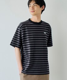 PENNEYS（ぺニーズ）の「【UVカット・接触冷感・吸水速乾・遮熱性】Penneys × WELLTECT  別注ボーダーTシャツ（Tシャツ/カットソー）」