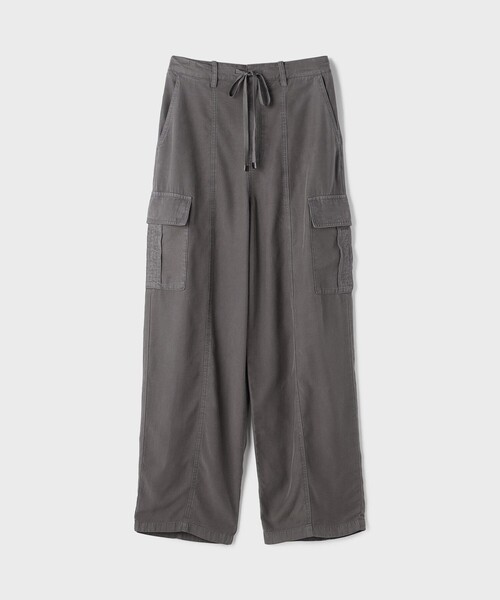 GRACE CONTINENTAL(グレースコンチネンタル)の「ツイルカーゴパンツ(カーゴパンツ・レディース・チャコールグレー/カーキ・38/36)」の4枚目の写真