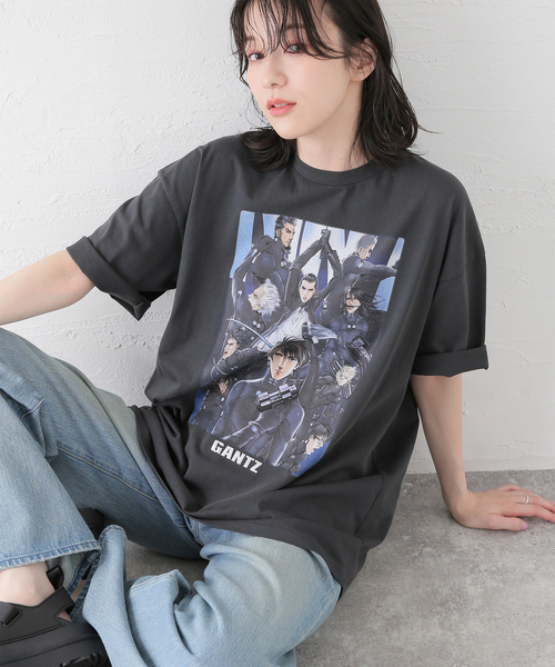 417 EDIFICE（フォーワンセブンエディフィス）の「GANTZ / ガンツ 417別注『COLOR WORKS』Tシャツ（Tシャツ/カットソー・メンズ・オートミール/ホワイト系その他/ホワイト/グレー/チャコールグレー/ブラック系その他/アイボリー/ブラック・X-LARGE/LARGE/MEDIUM）」の10枚目の写真