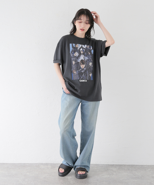 417 EDIFICE（フォーワンセブンエディフィス）の「GANTZ / ガンツ 417別注『COLOR WORKS』Tシャツ（Tシャツ/カットソー・メンズ・オートミール/ホワイト系その他/ホワイト/グレー/チャコールグレー/ブラック系その他/アイボリー/ブラック・X-LARGE/LARGE/MEDIUM）」の11枚目の写真