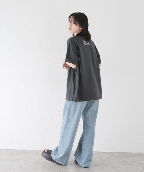 417 EDIFICE（フォーワンセブンエディフィス）の「GANTZ / ガンツ 417別注『COLOR WORKS』Tシャツ（Tシャツ/カットソー・メンズ・オートミール/ホワイト系その他/ホワイト/グレー/チャコールグレー/ブラック系その他/アイボリー/ブラック・X-LARGE/LARGE/MEDIUM）」の13枚目の写真