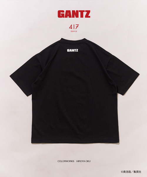 417 EDIFICE（フォーワンセブンエディフィス）の「GANTZ / ガンツ 417別注『COLOR WORKS』Tシャツ（Tシャツ/カットソー・メンズ・オートミール/ホワイト系その他/ホワイト/グレー/チャコールグレー/ブラック系その他/アイボリー/ブラック・X-LARGE/LARGE/MEDIUM）」の15枚目の写真