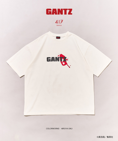 417 EDIFICE（フォーワンセブンエディフィス）の「GANTZ / ガンツ 417別注『COLOR WORKS』Tシャツ（Tシャツ/カットソー・メンズ・オートミール/ホワイト系その他/ホワイト/グレー/チャコールグレー/ブラック系その他/アイボリー/ブラック・X-LARGE/LARGE/MEDIUM）」の21枚目の写真