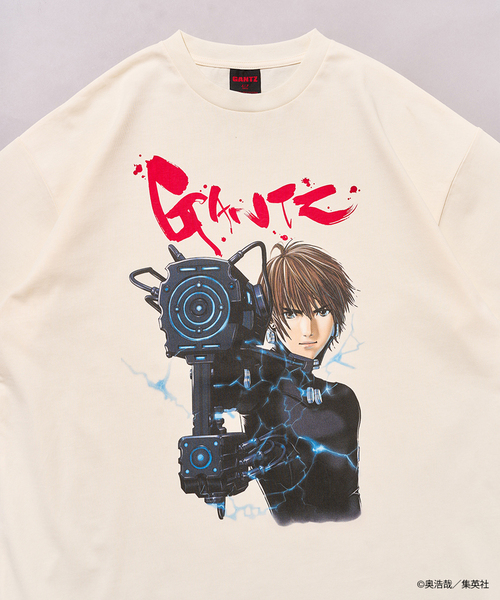 417 EDIFICE（フォーワンセブンエディフィス）の「GANTZ / ガンツ 417別注『COLOR WORKS』Tシャツ（Tシャツ/カットソー・メンズ・オートミール/ホワイト系その他/ホワイト/グレー/チャコールグレー/ブラック系その他/アイボリー/ブラック・X-LARGE/LARGE/MEDIUM）」の8枚目の写真