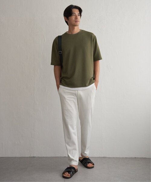 ikka(イッカ)の「【MonoMax × 小泉孝太郎】冷感DRYリップル5分袖Tシャツ「小泉孝太郎さん着用モデル」(Tシャツ/カットソー・メンズ・ベージュ/ネイビー/ピンク/ブラック/サックスブルー/カーキ・S/XL/L/M)」の18枚目の写真