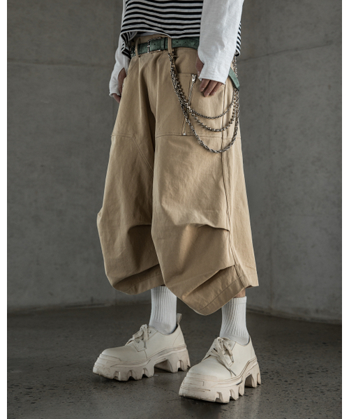 ROARINGRAD(ロアリングラド)の「26 パラシュートバミューダパンツ ベージュ(その他パンツ・レディース・その他・MEDIUM/LARGE)」の1枚目の写真