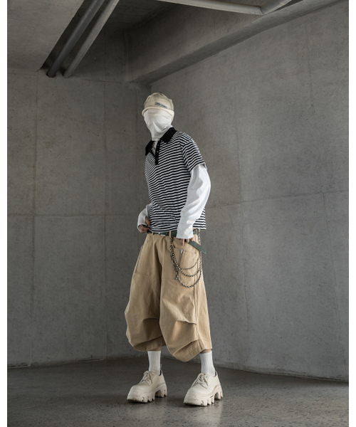 ROARINGRAD(ロアリングラド)の「26 パラシュートバミューダパンツ ベージュ(その他パンツ・レディース・その他・MEDIUM/LARGE)」の2枚目の写真