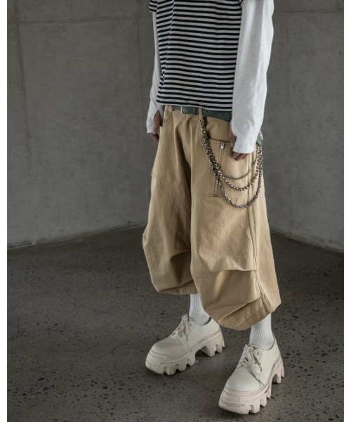 ROARINGRAD(ロアリングラド)の「26 パラシュートバミューダパンツ ベージュ(その他パンツ・レディース・その他・MEDIUM/LARGE)」の6枚目の写真