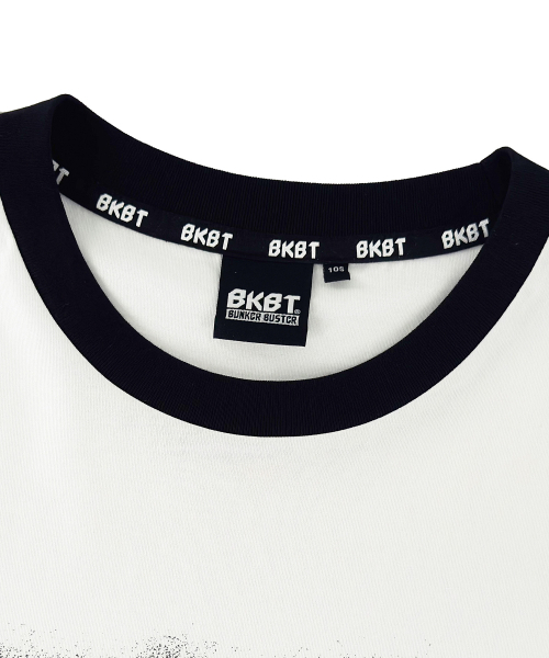 BUNKERBUSTER(バンカーバスター)の「タイポグラフィックリンガー半袖Tシャツ MQ2TU258_OFF WHITE(Tシャツ/カットソー・メンズ・その他・90/95/100/105)」の3枚目の写真