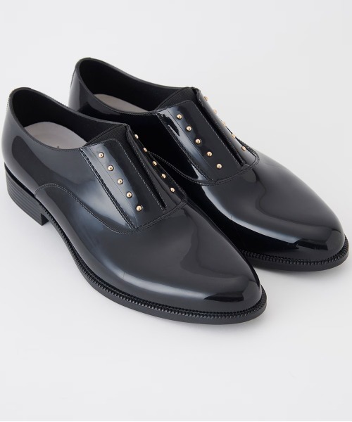 TEMPERATE（テンパレイト）の「【TEMPERATE】テンパレイト OMBRE スリップオンオックスフォード（レインシューズ・レディース・ブラック/グレー・38/39/40/37/36）」の4枚目の写真