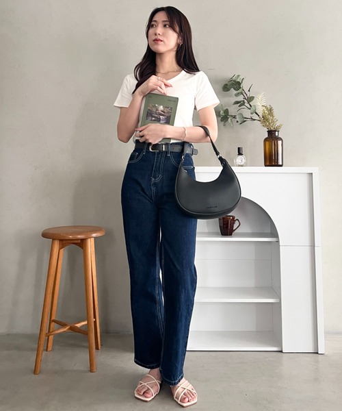 wears(ウェアーズ)の「ハーフムーンショルダーバッグ ワンハンドルハンドバッグ(ハンドバッグ・レディース・アイボリー/グレイッシュベージュ/ブラック・FREE)」の10枚目の写真