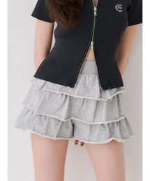 EVRIS | スウェットフリルショートパンツ(その他パンツ)