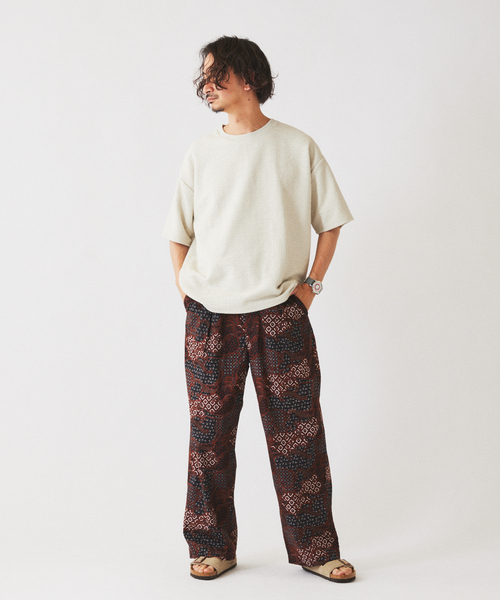 JOURNAL STANDARD relume(ジャーナルスタンダード レリューム)の「インドネシア バティック イージーパンツ(その他パンツ・メンズ・ブラウン/チョコ/ブラウン系その他・MEDIUM/LARGE)」の5枚目の写真