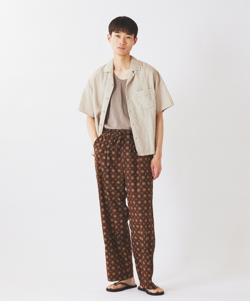 JOURNAL STANDARD relume(ジャーナルスタンダード レリューム)の「インドネシア バティック イージーパンツ(その他パンツ・メンズ・ブラウン/チョコ/ブラウン系その他・MEDIUM/LARGE)」の4枚目の写真