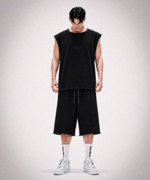 STIGMA(スティグマ)の「RAW-CUT WASHED SLEEVELESS BLACK(Tシャツ/カットソー・メンズ・その他・MEDIUM/LARGE/X-LARGE)」の2枚目の写真