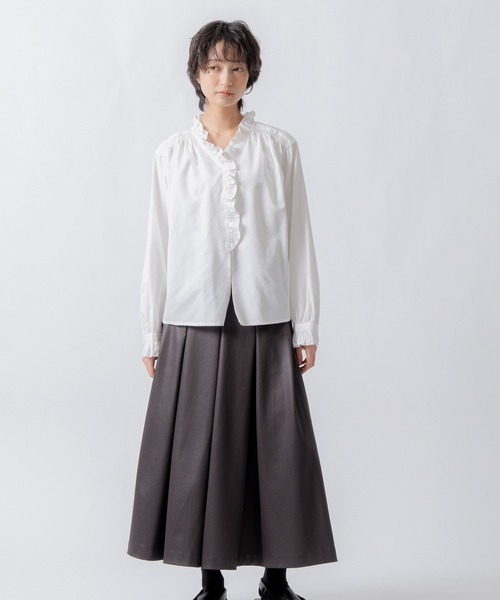 WHYTO.(ホワイト)の「「WHYTO. / ホワイト」leather like pleats pants(その他パンツ・レディース・ブラウン/ブラック・36/38)」の14枚目の写真