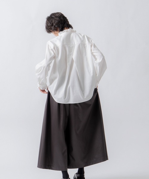 WHYTO.(ホワイト)の「「WHYTO. / ホワイト」leather like pleats pants(その他パンツ・レディース・ブラウン/ブラック・36/38)」の17枚目の写真