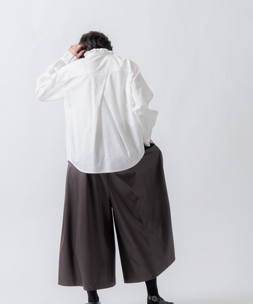 WHYTO.(ホワイト)の「「WHYTO. / ホワイト」leather like pleats pants(その他パンツ・レディース・ブラウン/ブラック・36/38)」の18枚目の写真