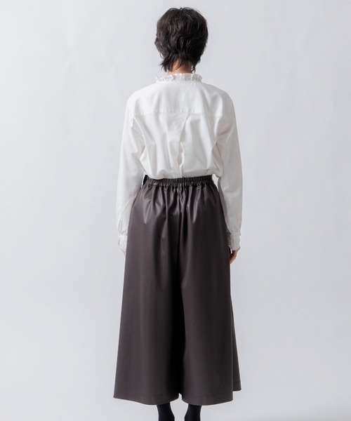 WHYTO.(ホワイト)の「「WHYTO. / ホワイト」leather like pleats pants(その他パンツ・レディース・ブラウン/ブラック・36/38)」の21枚目の写真