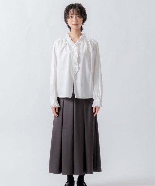 WHYTO.(ホワイト)の「「WHYTO. / ホワイト」leather like pleats pants(その他パンツ・レディース・ブラウン/ブラック・36/38)」の22枚目の写真