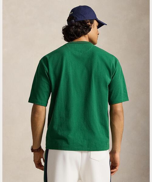 POLO RALPH LAUREN(ポロ ラルフ ローレン)の「リラックス フィット ジャージー クルーネック Tシャツ(Tシャツ/カットソー・メンズ・グリーン・L/M/S/XS)」の4枚目の写真