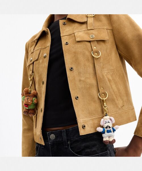 COACH(コーチ)の「【COACH | BRAIN DEAD】スエード ストラップ ジャケット(その他アウター・レディース・ベージュ系その他・SMALL/X-SMALL/MEDIUM/LARGE)」の4枚目の写真