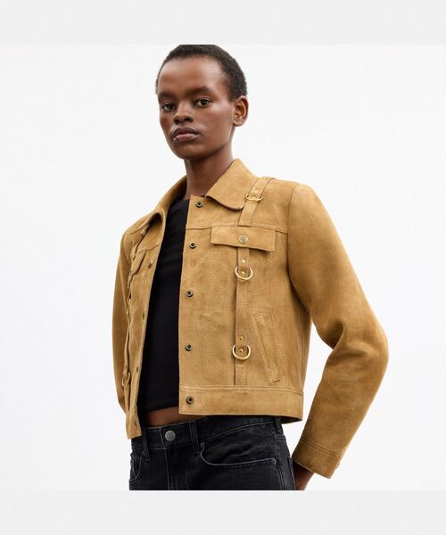 COACH(コーチ)の「【COACH | BRAIN DEAD】スエード ストラップ ジャケット(その他アウター・レディース・ベージュ系その他・SMALL/X-SMALL/MEDIUM/LARGE)」の5枚目の写真