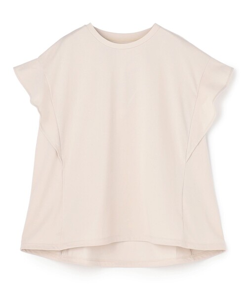 UNFILO(アンフィーロ)の「プレーティング フレアスリーブ Tシャツ(Tシャツ/カットソー・レディース・ホワイト系/ブラック系/グリーン系/ダークブラウン系/ベージュ系・X-LARGE)」の10枚目の写真