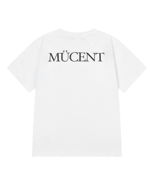 MUCENT(ムセント)の「◇MUCENT◇ブランド直輸入正規品/JEDEN シグネチャー ロゴ ハーフ T JEDEN SIGNATURE LOGO HALF T(Tシャツ/カットソー・レディース・ホワイト/ブラック・S/M)」の1枚目の写真