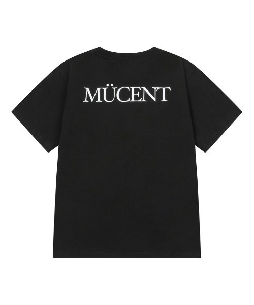 MUCENT(ムセント)の「◇MUCENT◇ブランド直輸入正規品/JEDEN シグネチャー ロゴ ハーフ T JEDEN SIGNATURE LOGO HALF T(Tシャツ/カットソー・レディース・ホワイト/ブラック・S/M)」の5枚目の写真