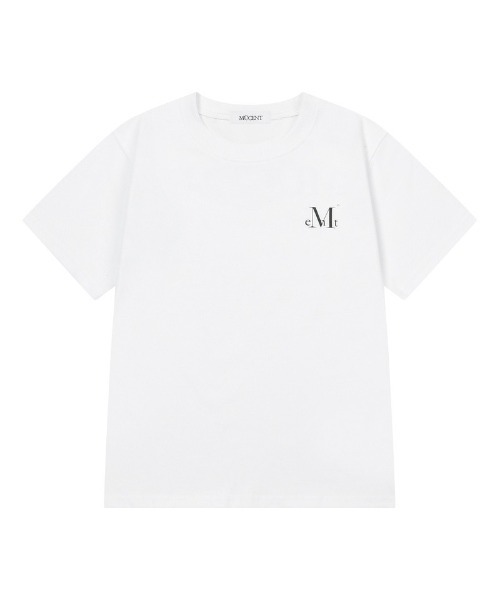 MUCENT(ムセント)の「◇MUCENT◇ブランド直輸入正規品/JEDEN シグネチャー ロゴ ハーフ T JEDEN SIGNATURE LOGO HALF T(Tシャツ/カットソー・レディース・ホワイト/ブラック・S/M)」の6枚目の写真