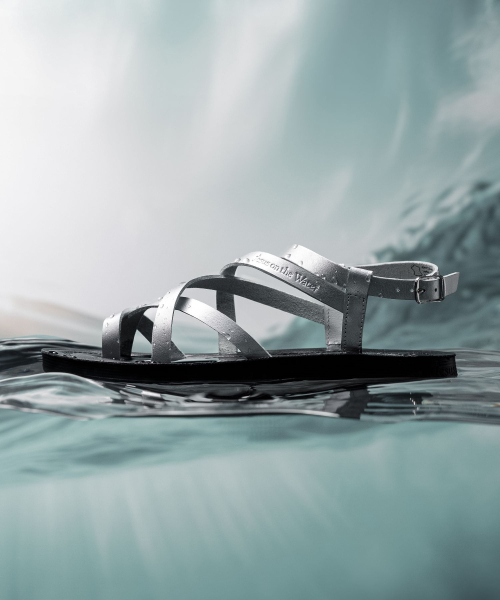 JESUS ON THE WATER(ジーザスオンザウォーター)の「JESUS SANDAL Shalem 牛革ストラップサンダル 2cm -JOW102 (5色)(サンダル・レディース・オフホワイト/シルバー/キャメル/ワイン/ブラック・23cm/23.5cm/24cm/24.5cm/25cm/25.5cm)」の14枚目の写真