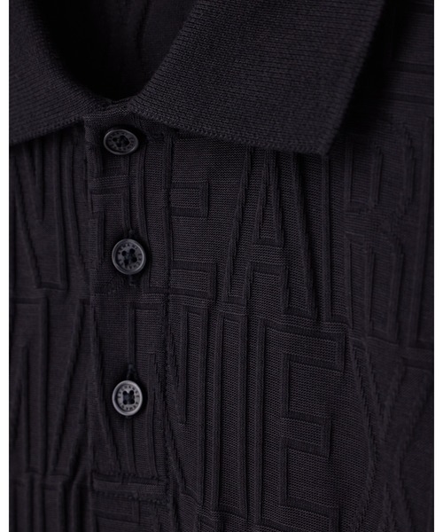 ARMANI EXCHANGE（アルマーニエクスチェンジ）の「【A|X アルマーニ エクスチェンジ】オールオーバージャカードロゴ レギュラーフィット 半袖ポロシャツ/REGULAR（ZOZO限定カラー含）（ポロシャツ・メンズ・オフホワイト/ブラック・X-SMALL/X-LARGE/SMALL/MEDIUM/LARGE）」の9枚目の写真