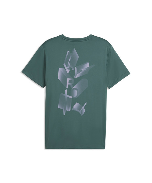 PUMA（プーマ）の「PUMA プーマ メンズ トレーニング PUMA x HYROX ポリ グラフィック 半袖 Tシャツ（Tシャツ/カットソー・メンズ・グリーン系/グレー・X-LARGE/MEDIUM/SMALL/LARGE）」の6枚目の写真