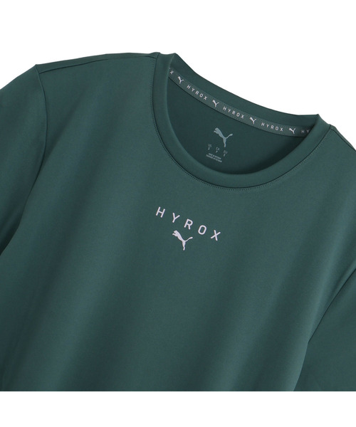 PUMA（プーマ）の「PUMA プーマ メンズ トレーニング PUMA x HYROX ポリ グラフィック 半袖 Tシャツ（Tシャツ/カットソー・メンズ・グリーン系/グレー・X-LARGE/MEDIUM/SMALL/LARGE）」の9枚目の写真