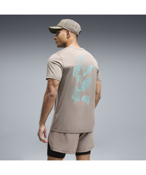 PUMA（プーマ）の「PUMA プーマ メンズ トレーニング PUMA x HYROX ポリ グラフィック 半袖 Tシャツ（Tシャツ/カットソー・メンズ・グリーン系/グレー・X-LARGE/MEDIUM/SMALL/LARGE）」の12枚目の写真