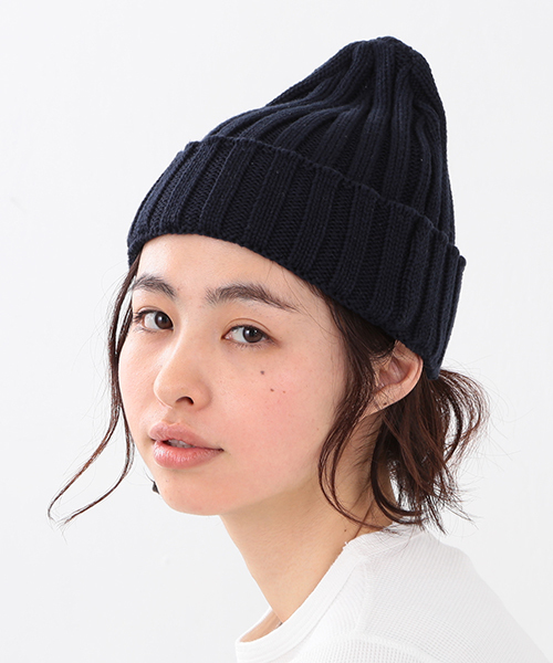 LEUCHTFEUER（ロイフトフォイヤー）の「LEUCHTFEUER / リブ ワッチキャップ 16SS（ニットキャップ/ビーニー・レディース・ナチュラル/グレー/ブラウン系その他/レッド/オリーブ/ネイビー・ONE SIZE）」の5枚目の写真