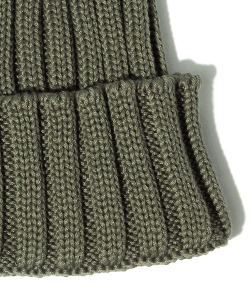 LEUCHTFEUER（ロイフトフォイヤー）の「LEUCHTFEUER / リブ ワッチキャップ 16SS（ニットキャップ/ビーニー・レディース・ナチュラル/グレー/ブラウン系その他/レッド/オリーブ/ネイビー・ONE SIZE）」の9枚目の写真