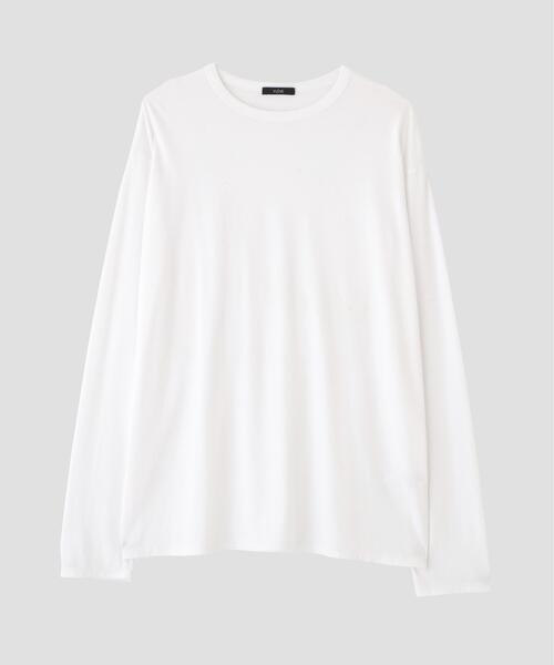 YLEVE(イレーヴ)の「YLEVE / ELS GV COTTON LONG SLEEVE T-SHIRT(Tシャツ/カットソー・メンズ・ホワイト・4/5)」の2枚目の写真