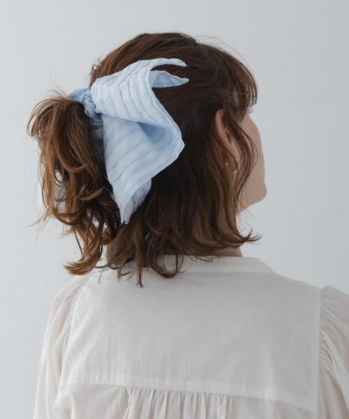 ボーダーボリュームシュシュ（ヘアゴム）｜URBAN RESEARCH Sonny Label