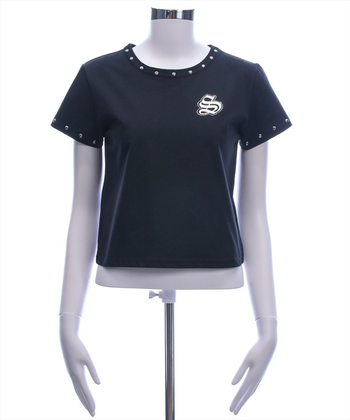 clear（クリア）の「接触冷感ワンポイントロゴTシャツ［骨格ストレート／韓国ファッション／カジュアル］（Tシャツ/カットソー・レディース・オフホワイト/ブラック/グレー・F）」の20枚目の写真