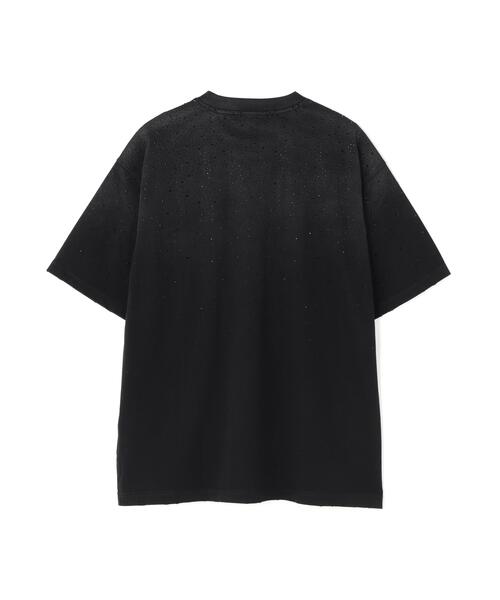 DANKE SCHON(ダンケシェーン)の「【WEB&DEPOT限定】DankeSchon/ダンケシェーン/RHINESTONE S/S T-SHIRTS(Tシャツ/カットソー・レディース・ホワイト/ブラック・M/L/S)」の3枚目の写真