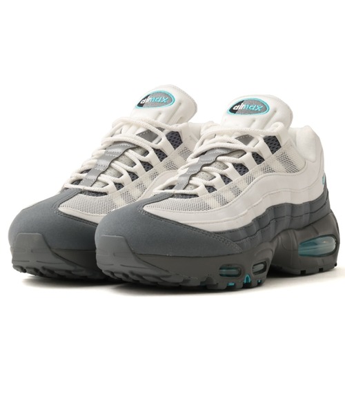 NIKE(ナイキ)の「NIKE AIR MAX 95 BIG BUBBLE / ナイキ エア マックス 95 ビッグバブル【SP】(スニーカー・メンズ・グレー×ホワイト・26.0cm/30.0cm/29.0cm/28.5cm/28.0cm/27.5cm/27.0cm/26.5cm)」の1枚目の写真