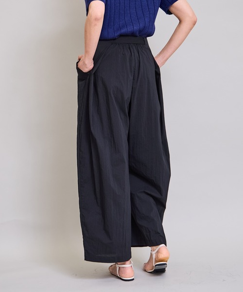 LHELBIE(レルビエ)の「ウエストタックパンツ(その他パンツ・レディース・ブラック/パープル/グリーン・M)」の10枚目の写真