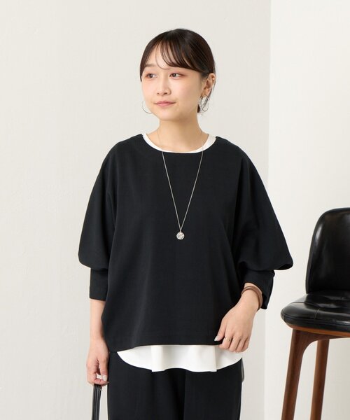BEARDSLEY(ビアズリー)の「マルチ前後プルオーバー【セットアップ】(シャツ/ブラウス・レディース・インディゴブルー/ブラック・1/0)」の18枚目の写真