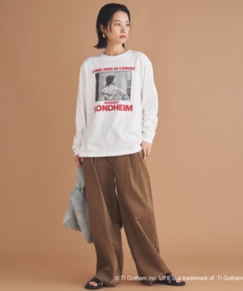 Doux archives（ドゥアルシーヴ）の「コーデュロイタックパンツ（その他パンツ・レディース・レッド/モカ/グレイッシュベージュ・36/38）」の18枚目の写真