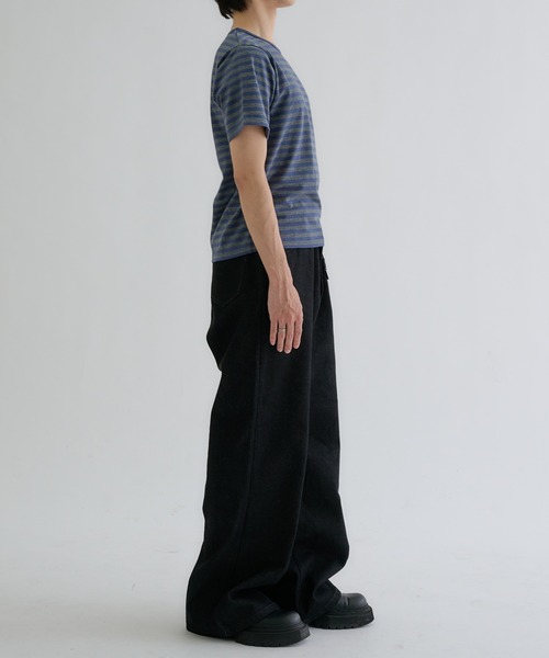 EPNK（イーピーエヌケー）の「Semi-flare denim / セミフレアデニム（デニムパンツ・メンズ・ブラック/グレー・LARGE/SMALL/MEDIUM）」の10枚目の写真